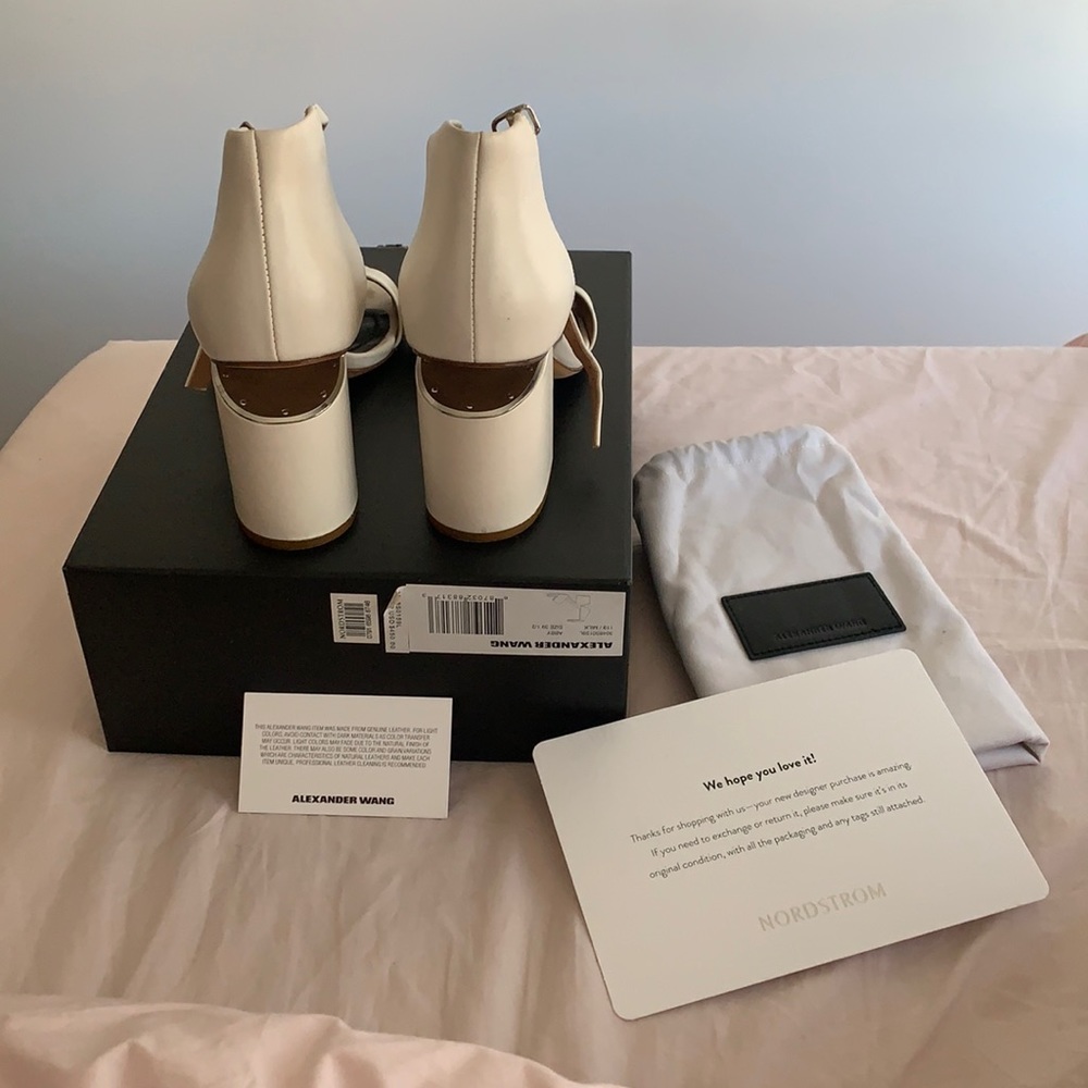 Alexander Wang ABBY heel in Milk